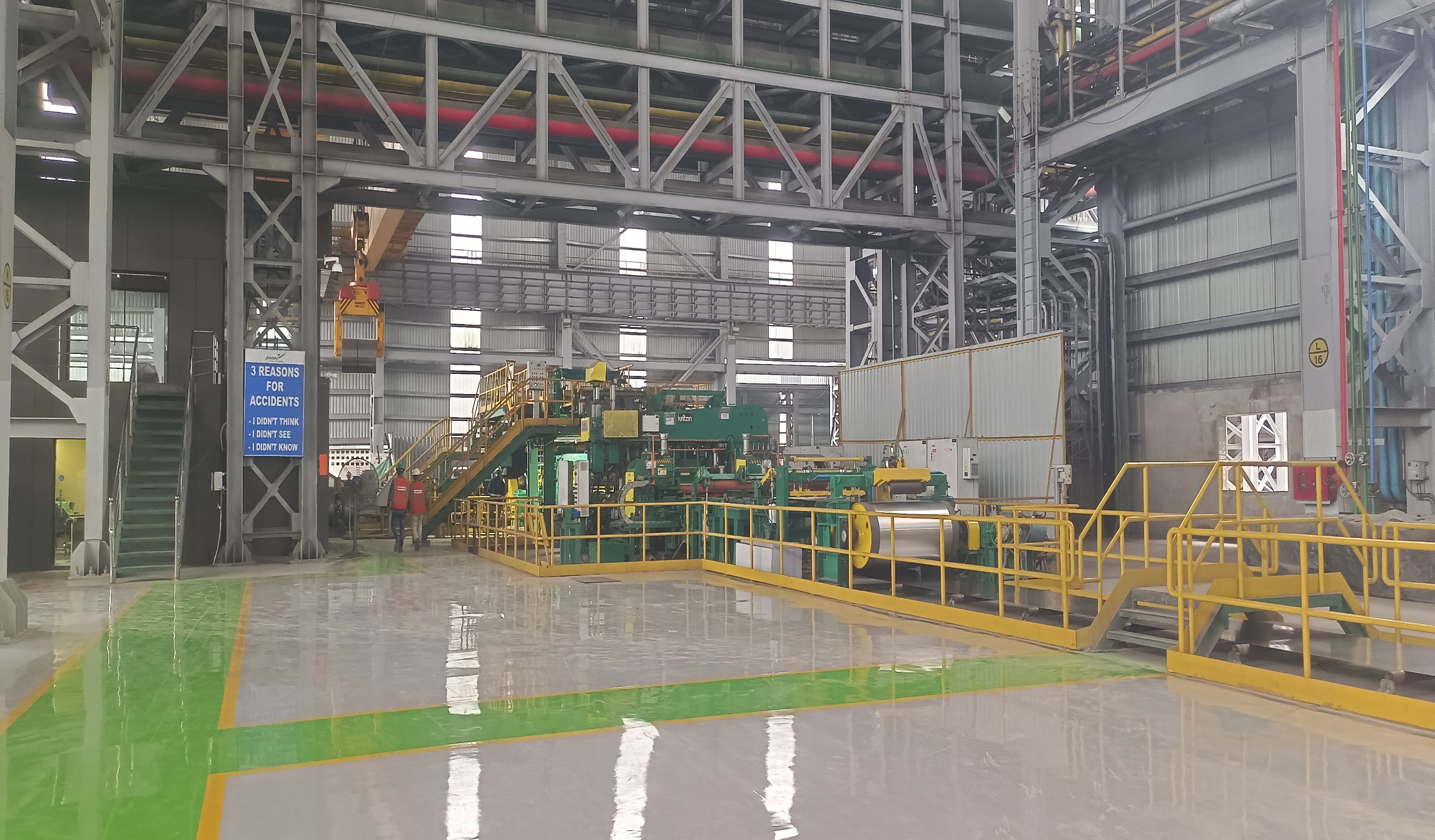 CRM JSPL Angul - CGL-1 Entry Uncoiler Section